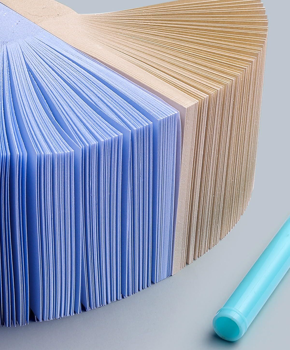 Sticky Notes 400 Sheets Cube (4 Colors x 100 Sheets Each) Self Adhesive for Reminders