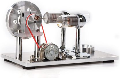 Hot Air Stirling Engine Motor Model Educational Toy Electricity Generator Colorful LED (SC001)