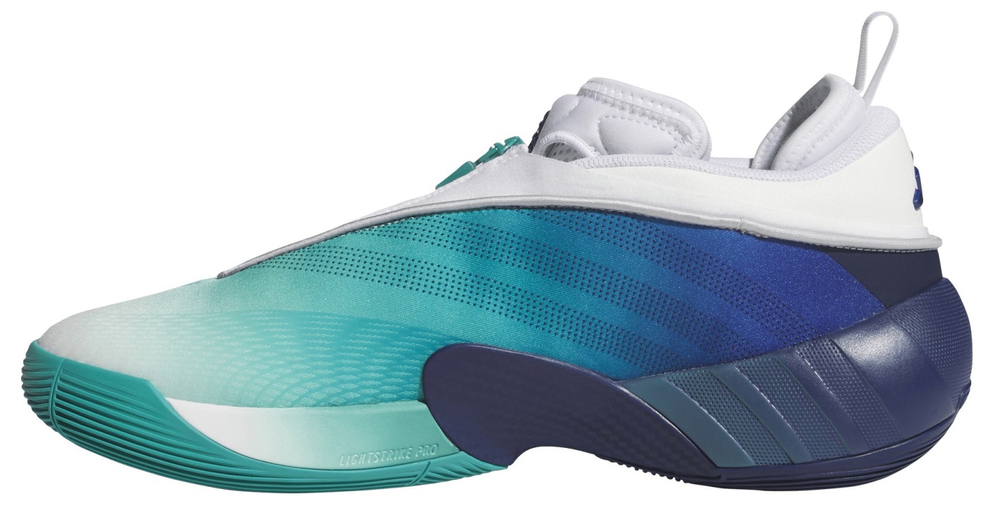 adidas D.O.N. Issue #7 'Pure Teal' Basketball Shoes - White/Blue/Green - View 4