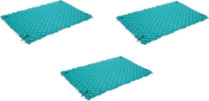 Intex Giant Inflatable Floating Water Mat Relaxing Platform Pad for Pools and Lakes