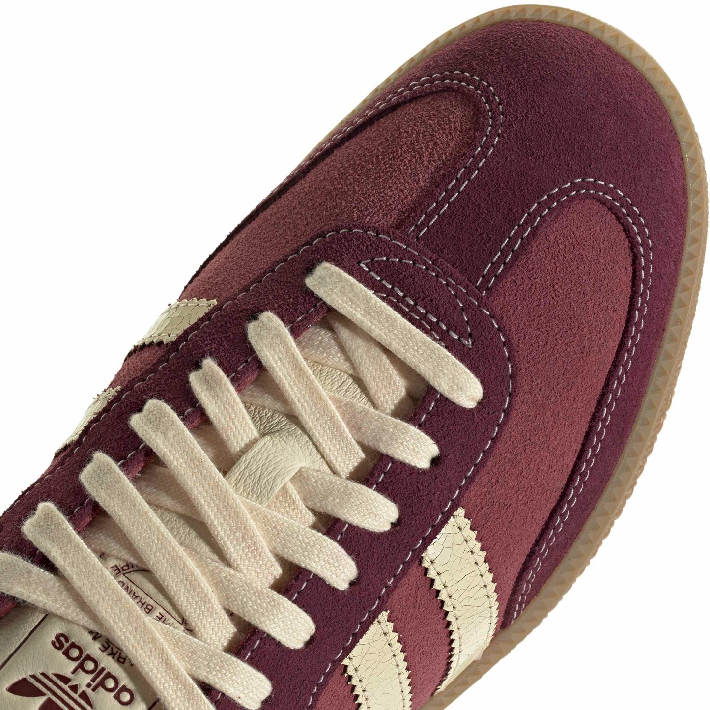 adidas Samba OG Shoes - Vint Red/Vanilla - View 8
