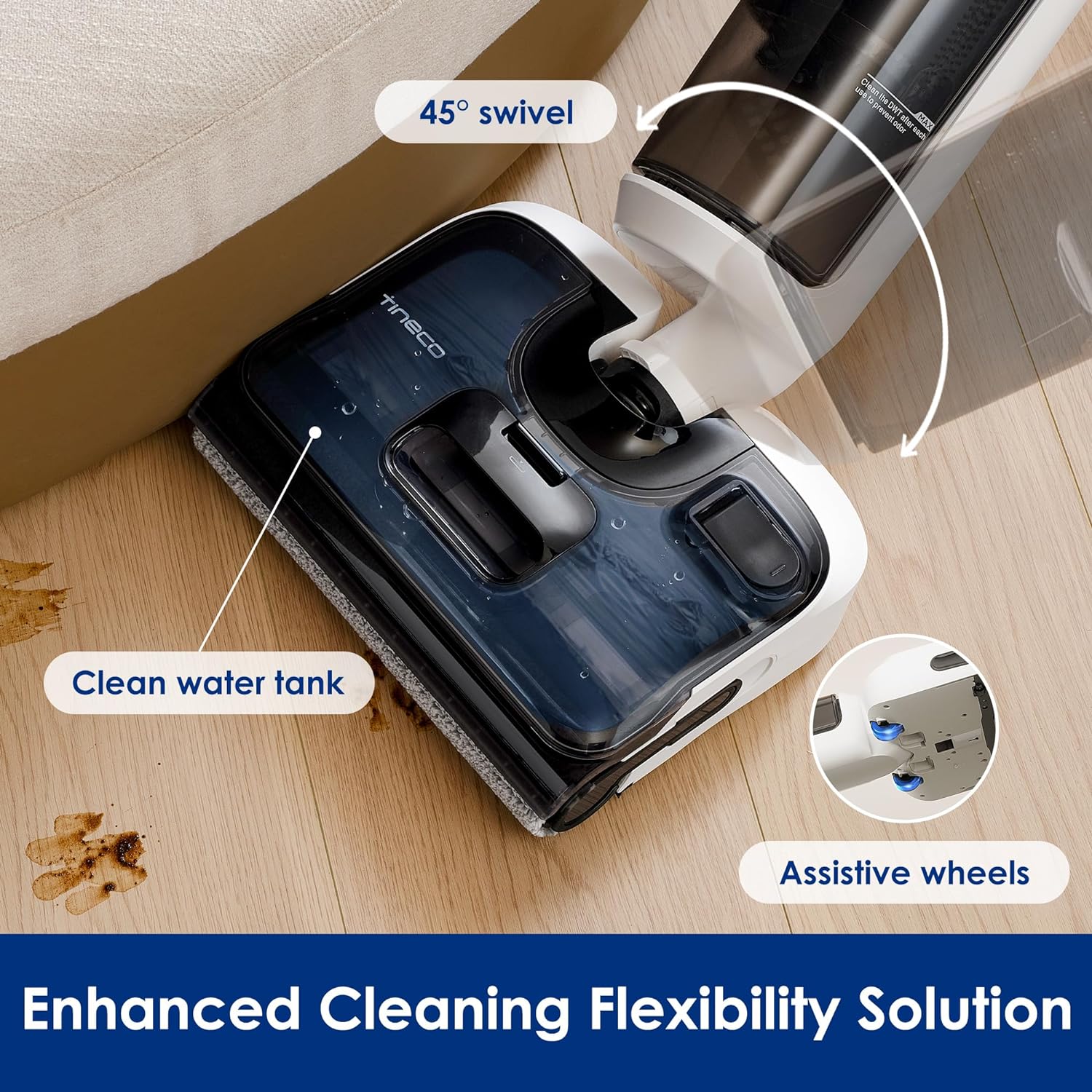 Tinethtco Flothtor ONE Strthtetch S6 Cordless Wet Dry Vacuum Cleaner
