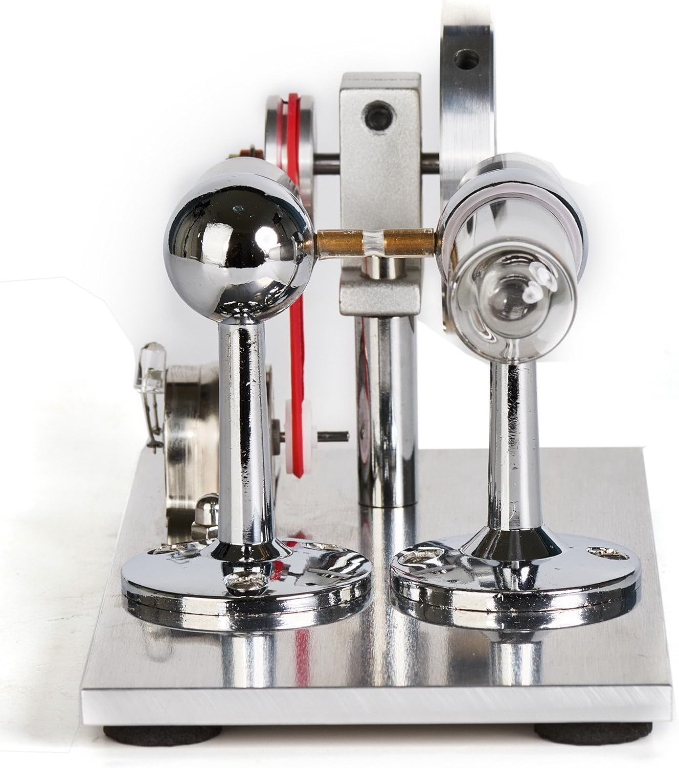 Hot Air Stirling Engine Motor Model Educational Toy Electricity Generator Colorful LED (SC001)