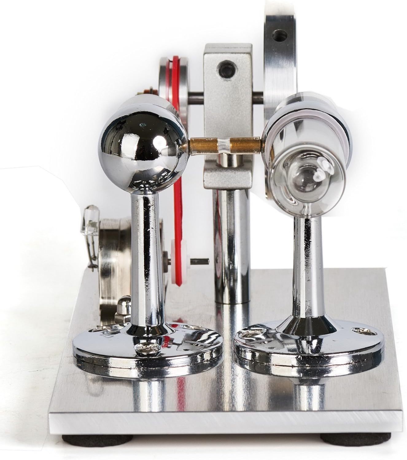 Hot Air Stirling Engine Motor Model Educational Toy Electricity Generator Colorful LED (SC001)