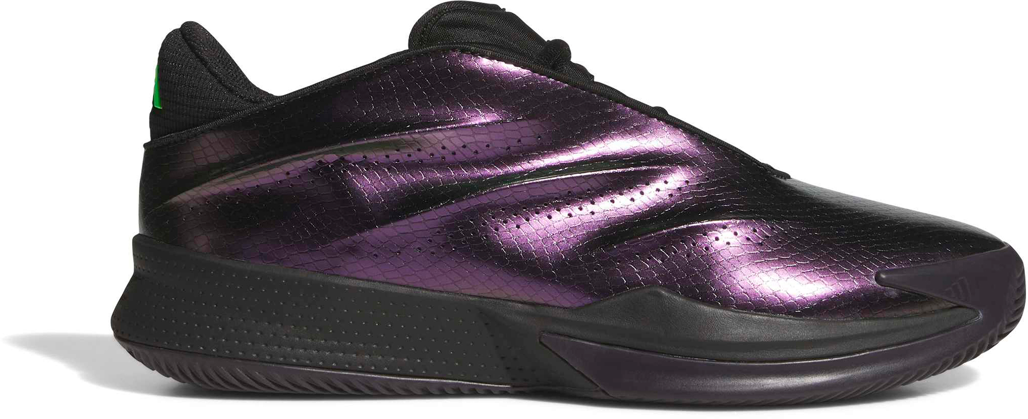 adidas Crazy Energy+ Basketball Shoes - Black/Green/Purple - View 1