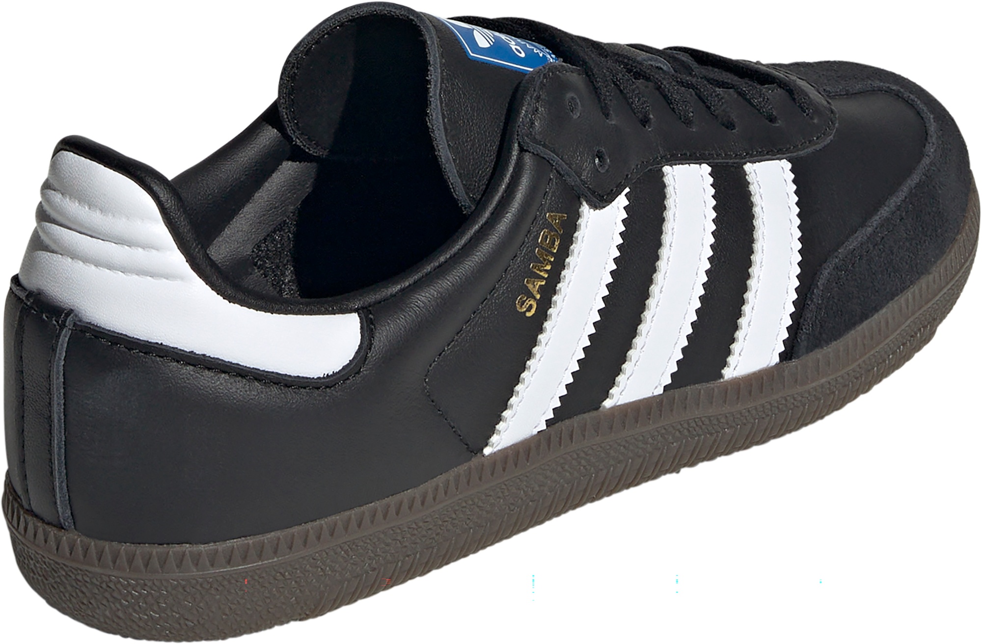 adidas Kids' Grade School Samba OG Shoes - Black/White - View 5