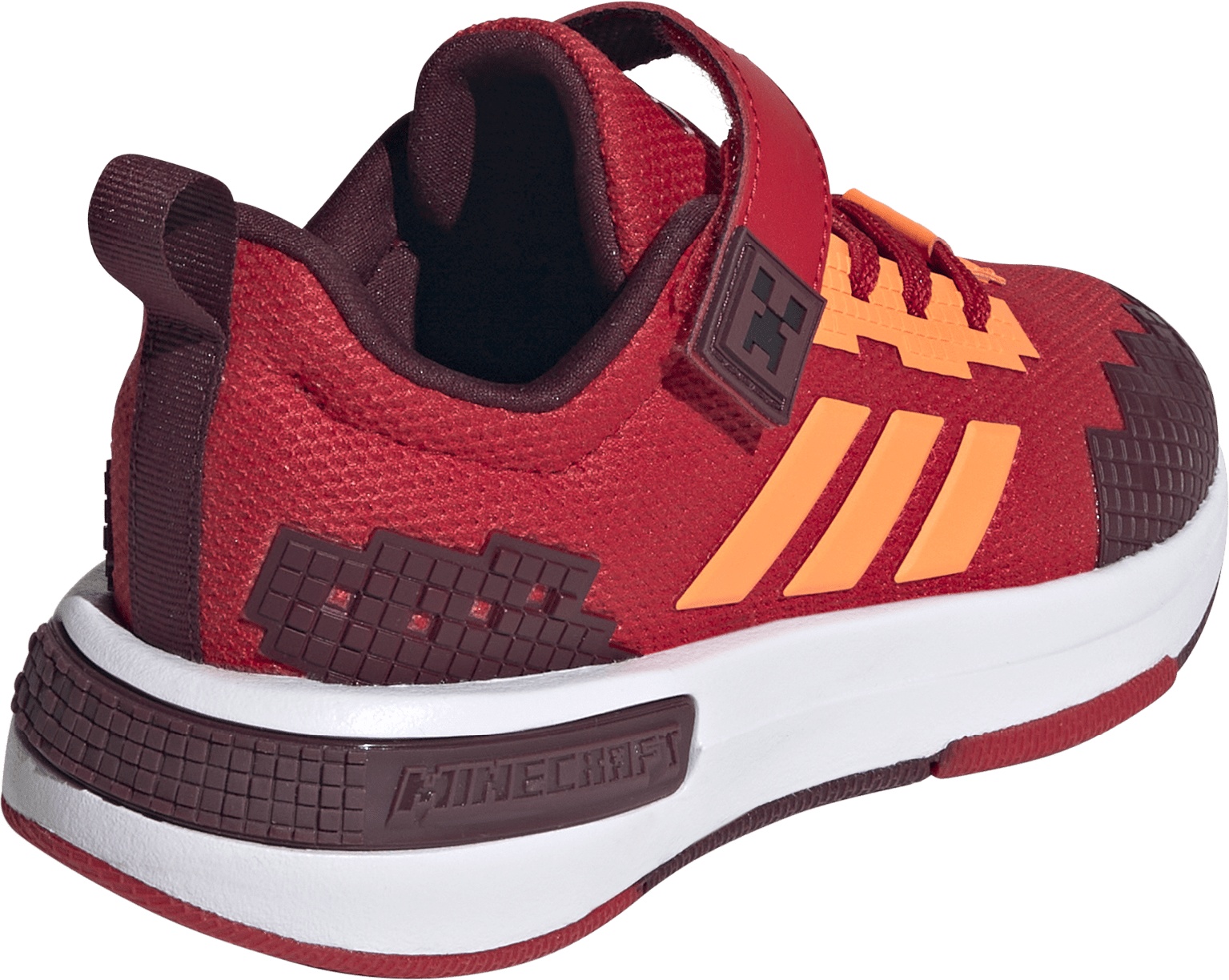 adidas Kids' Preschool Minecraft Pro Shoes - Better Scarlet/Maroon - View 6