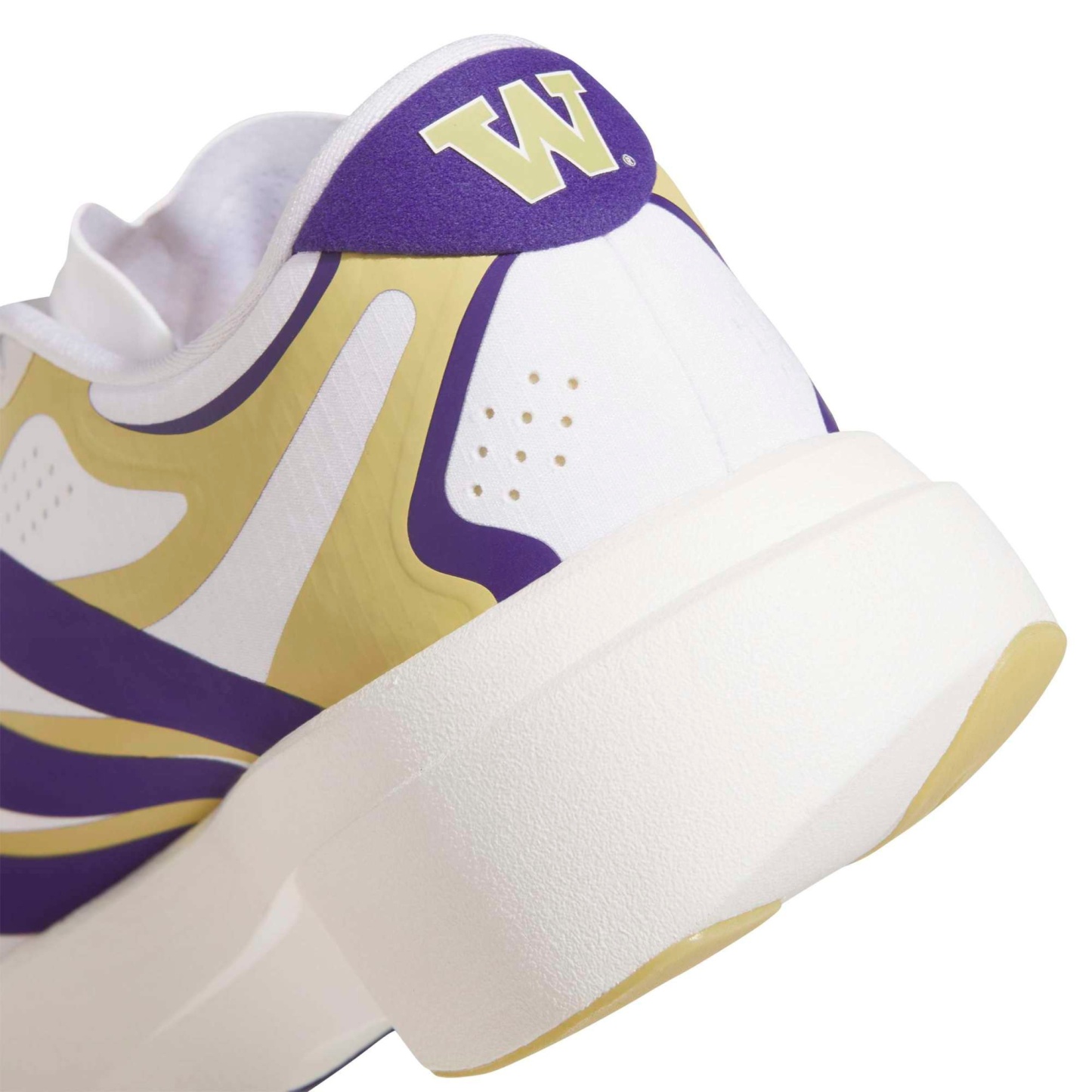 adidas Men's Adizero EVO SL EXO Washington Running Shoes - Ftwr White/Collegiate Purple.Team Sand - View 2