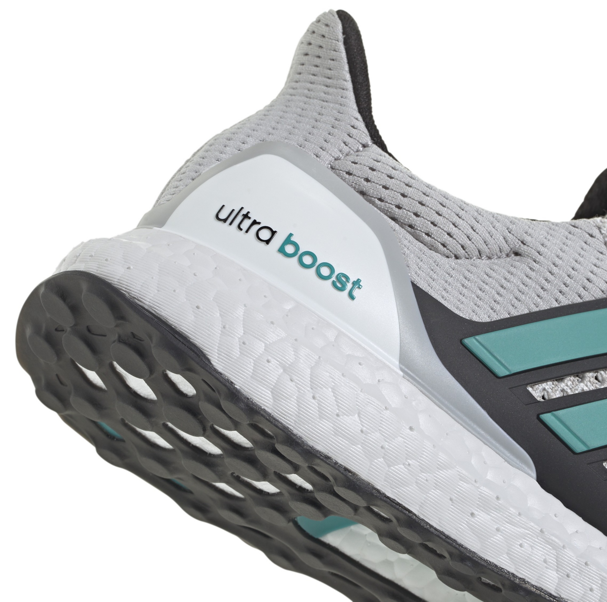 adidas Men's Ultraboost 1.0 Shoes - White/Teal/Grey - View 2