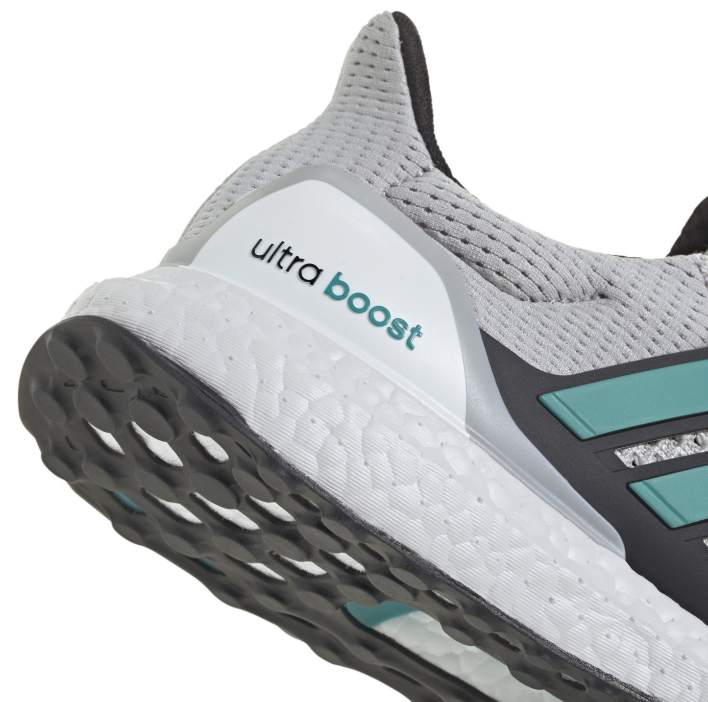 adidas Men's Ultraboost 1.0 Shoes - White/Teal/Grey - View 2
