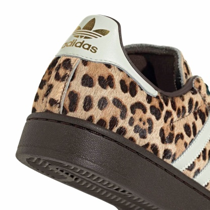 adidas Women's Superstar II Shoes - Cheetah/Dark Brown - View 7