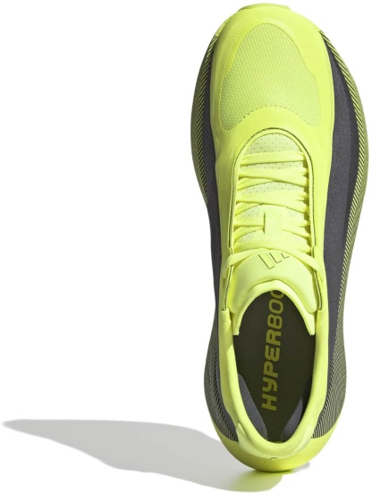 adidas Men's Hyperboost Edge Running Shoes - Hi Res Yellow/Iron Mtllc - View 3