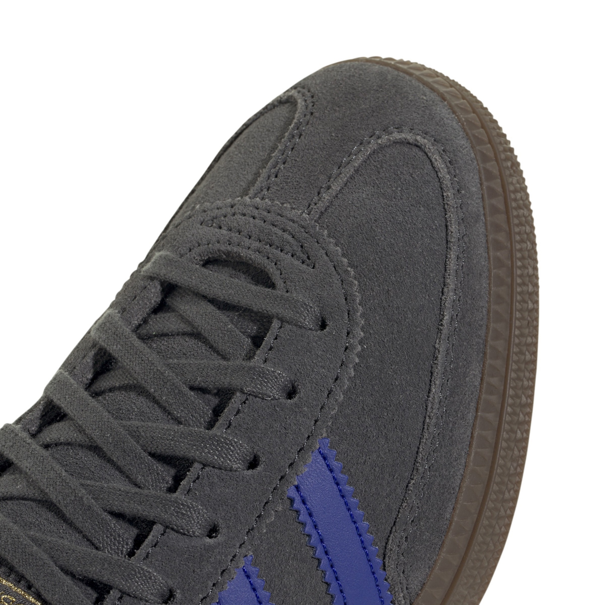 adidas Kids' Grade School Handball Spezial Shoes - Carbon/Lucid Blue/Gum - View 8