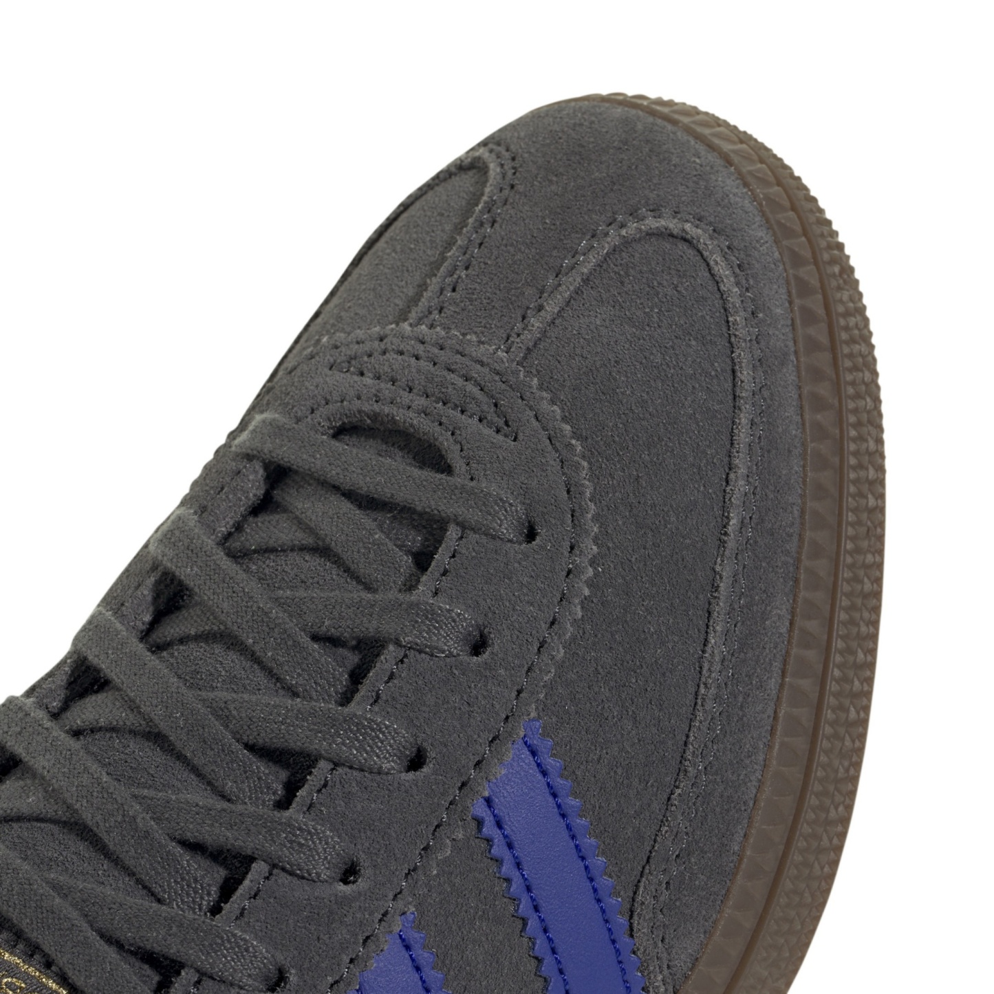 adidas Kids' Grade School Handball Spezial Shoes - Carbon/Lucid Blue/Gum - View 8
