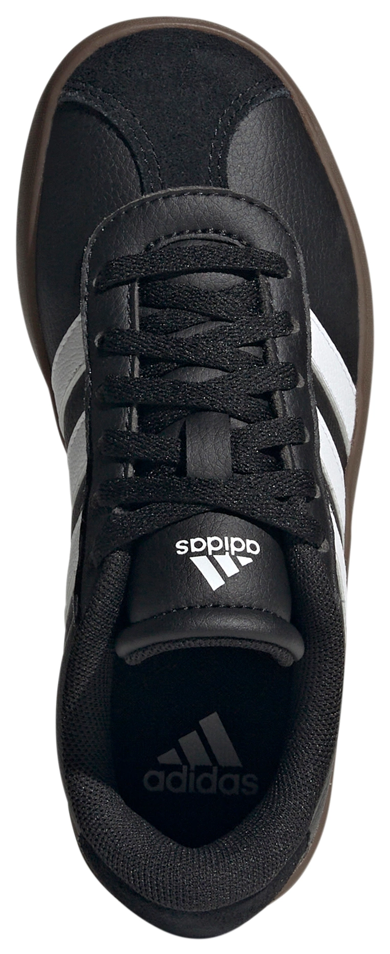 adidas Kids' Grade School VL Court Low Shoes - Black/White - View 2