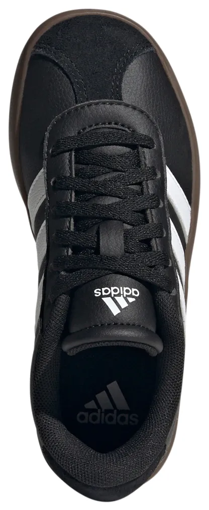 adidas Kids' Grade School VL Court Low Shoes - Black/White - View 2