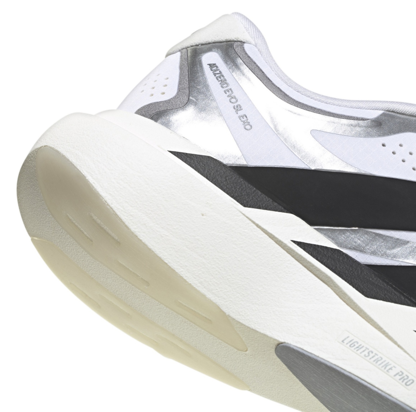 adidas Women's Adizero EVO SL EXO  Running Shoes - White/Black/Iron - View 8
