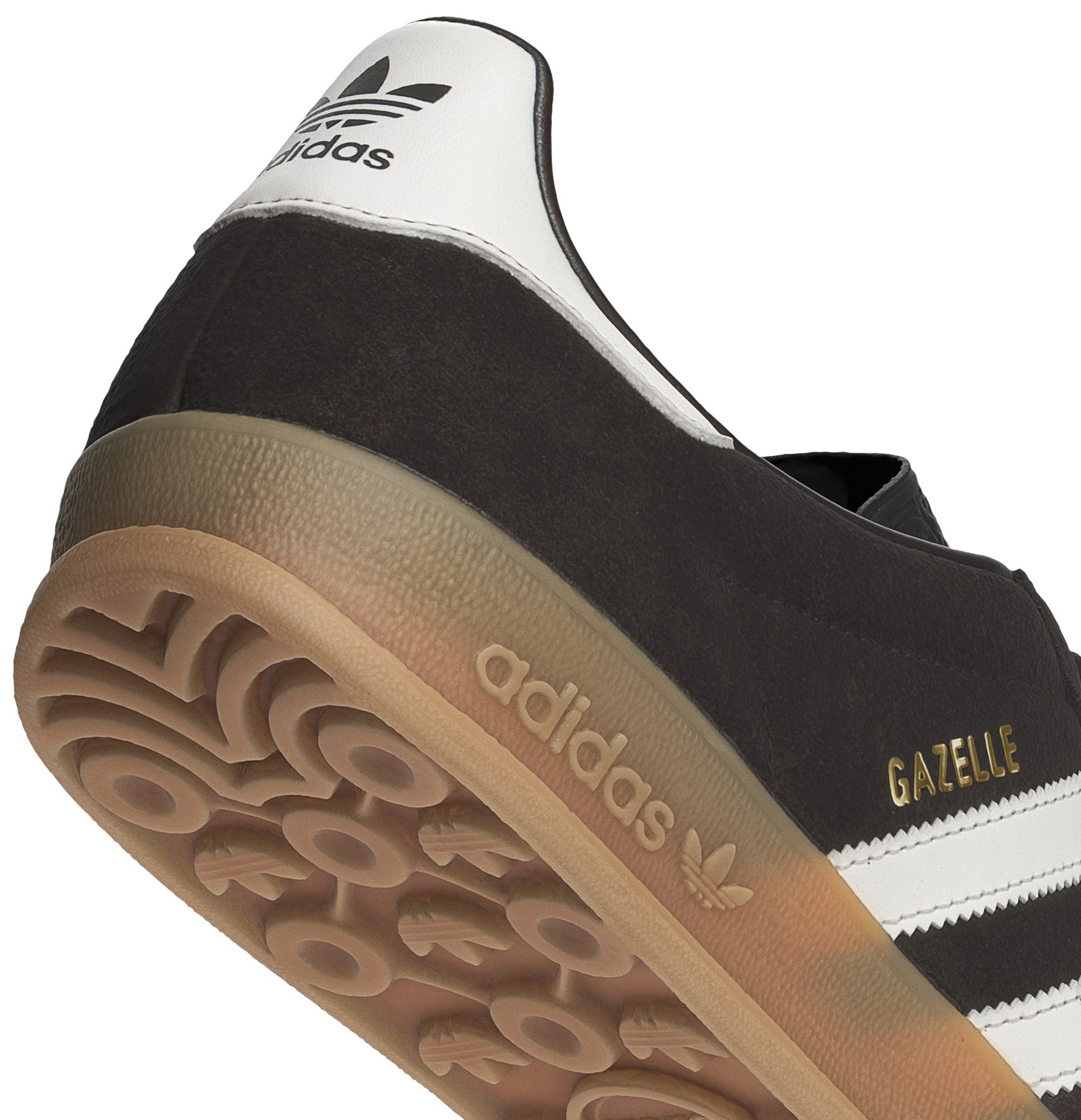 adidas Men's Gazelle Indoor Shoes - Coffee/White - View 8
