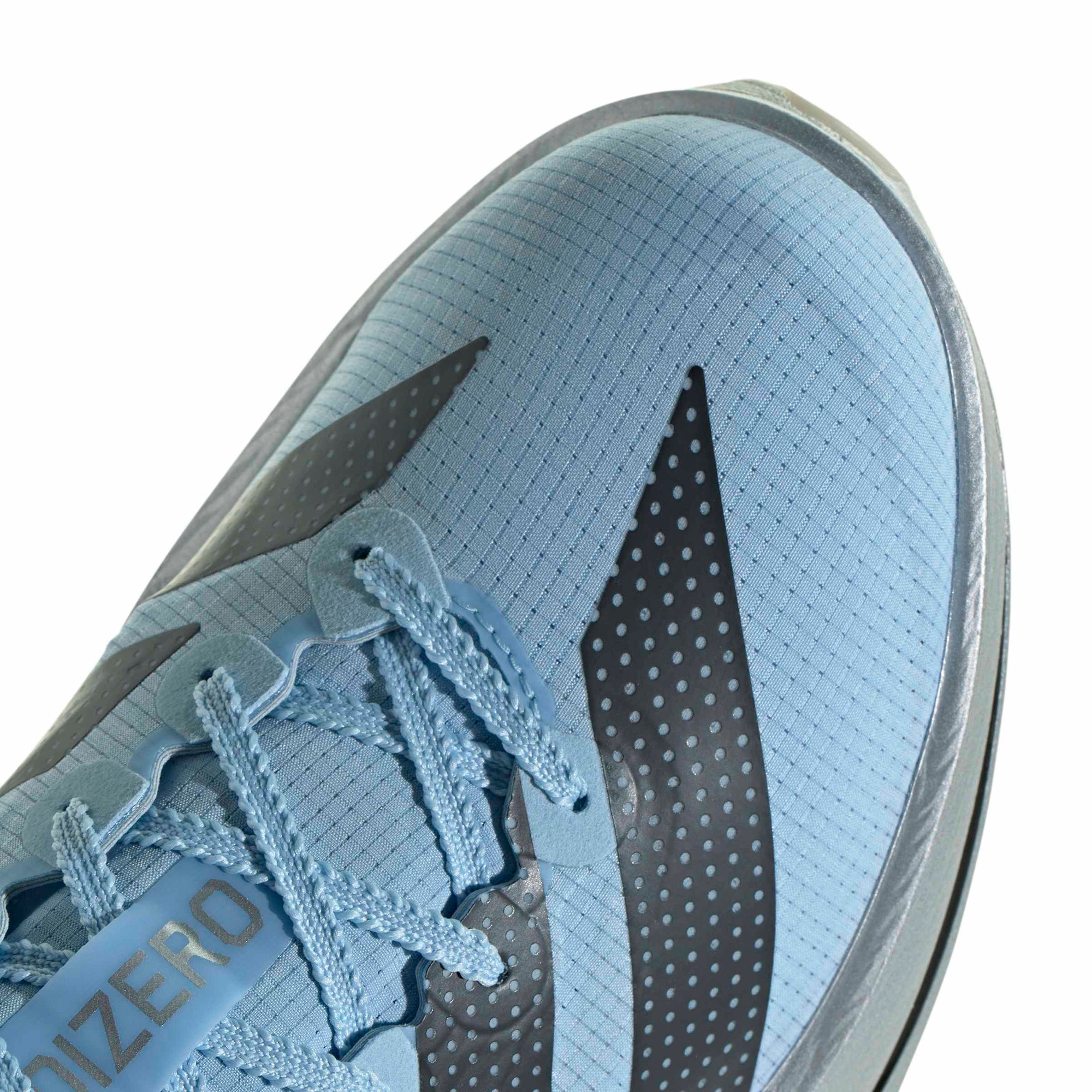 adidas Men's Adizero Adios Pro 5 Running Shoes - Clear Sky/Carbon/Silver Sky/Silver Metallic - View 8