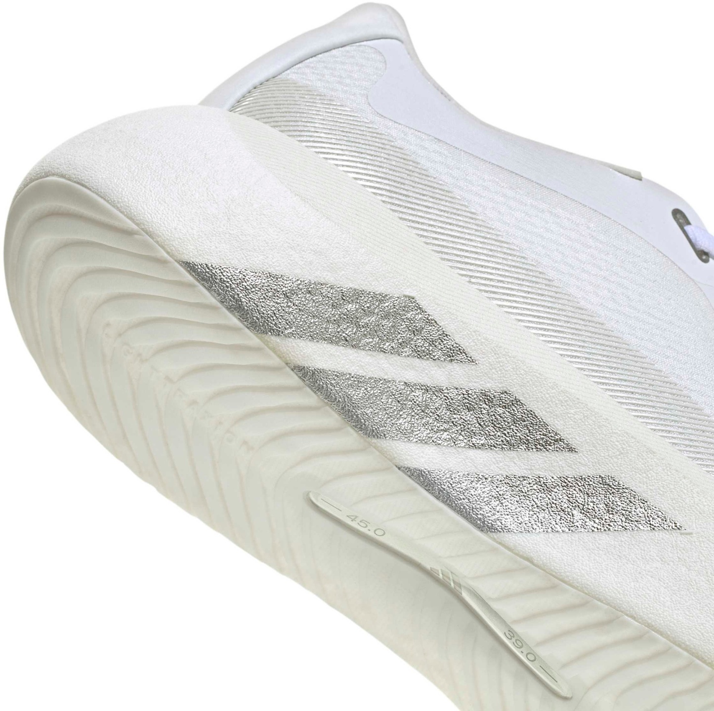 adidas Men's Hyperboost Edge Running Shoes - White/Silver Mtllc/Zero - View 8