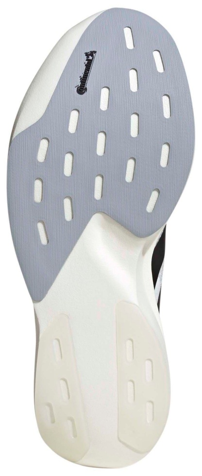 adidas Men's Adizero EVO SL Running Shoes - White/Black/White - View 5