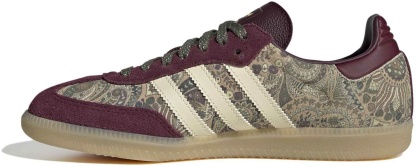 adidas Women's Samba OG Shoes - Maroon/Vanilla/Olve Strta - View 4
