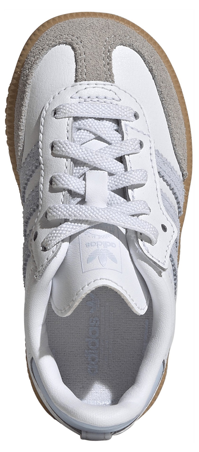 adidas Toddler Samba OG Shoes - White/Sky/Gum - View 2