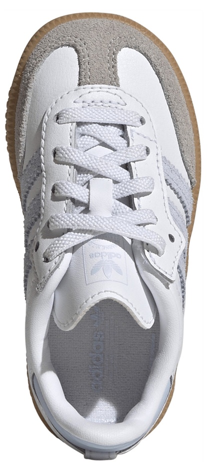 adidas Toddler Samba OG Shoes - White/Sky/Gum - View 2
