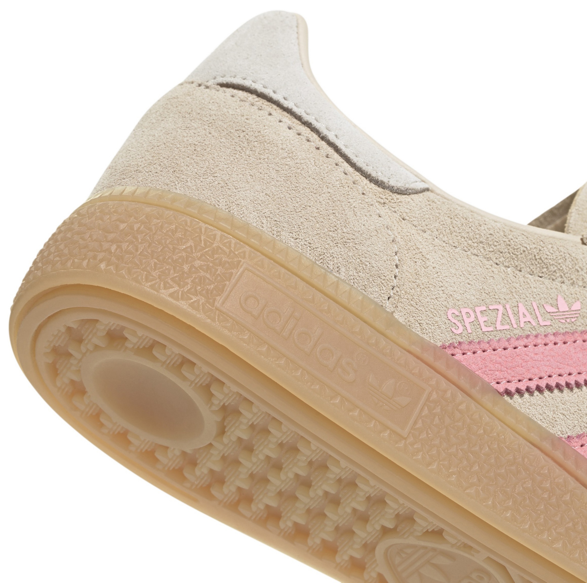 adidas Women's Handball Spezial Shoes - Crystal Linen/Pink Spark/Wonder White - View 8