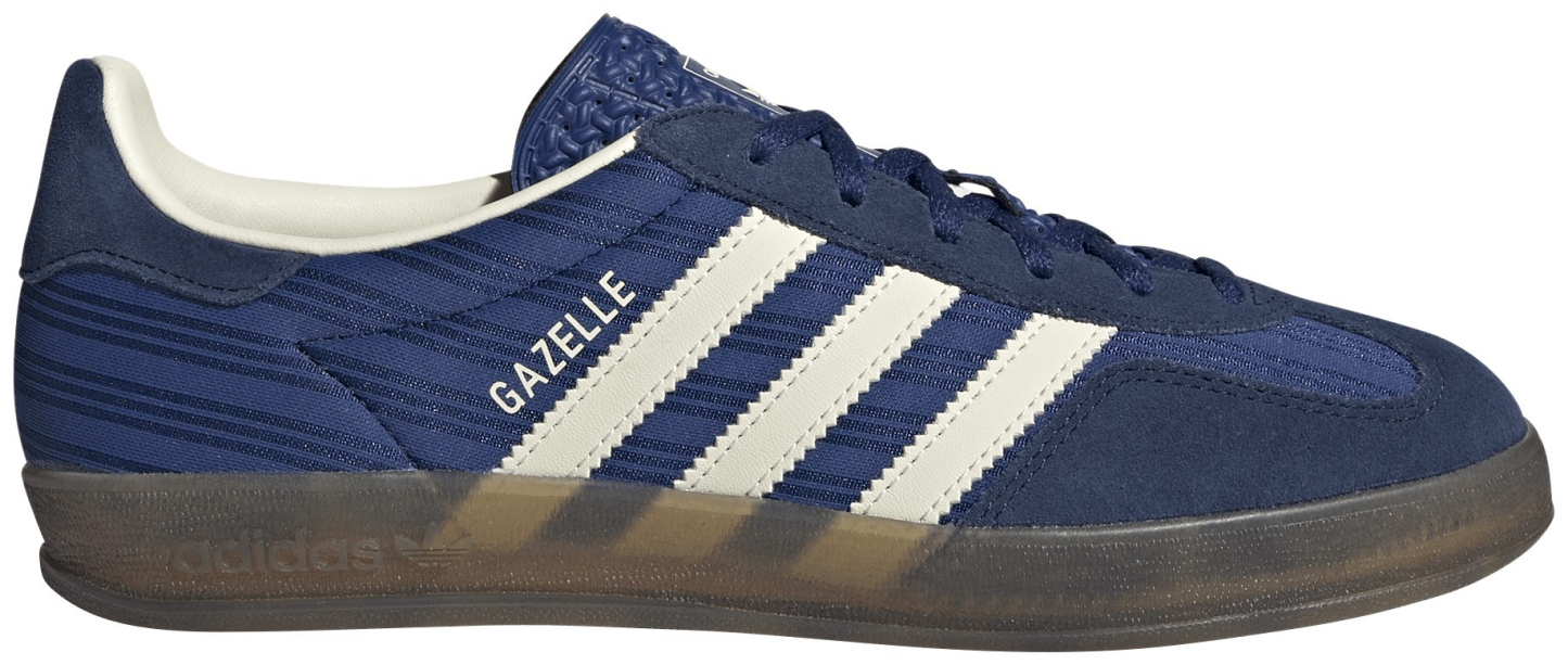 adidas Women's Gazelle Indoor Shoes - Vivid Blue/Stripe - View 1