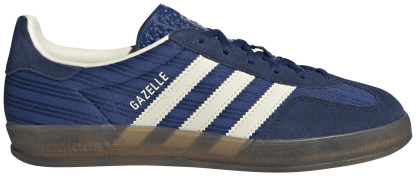 adidas Women's Gazelle Indoor Shoes - Vivid Blue/Stripe - View 1