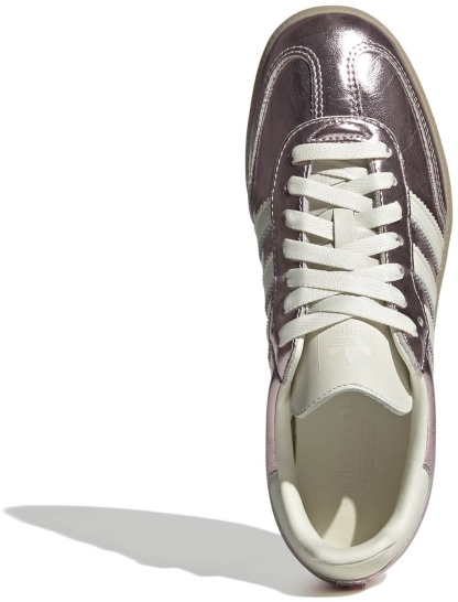 adidas Women's Samba OG Shoes - Crackle Mtlc Wondr Quartz - View 2