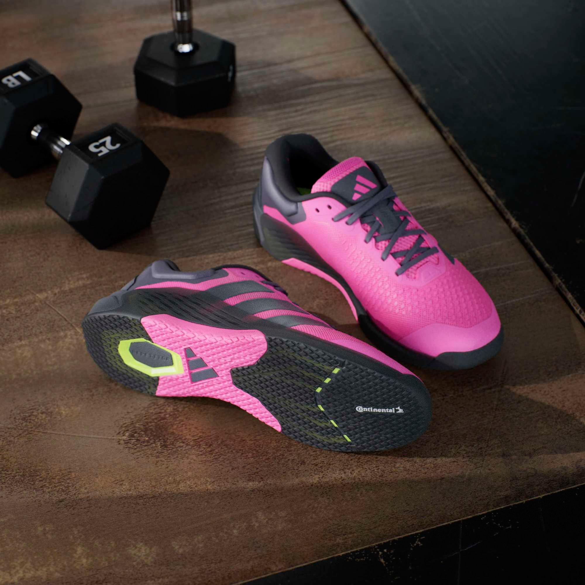 adidas Men's Dropset 4 Training Shoes - Lucid Pink/Aurora Onix - View 8