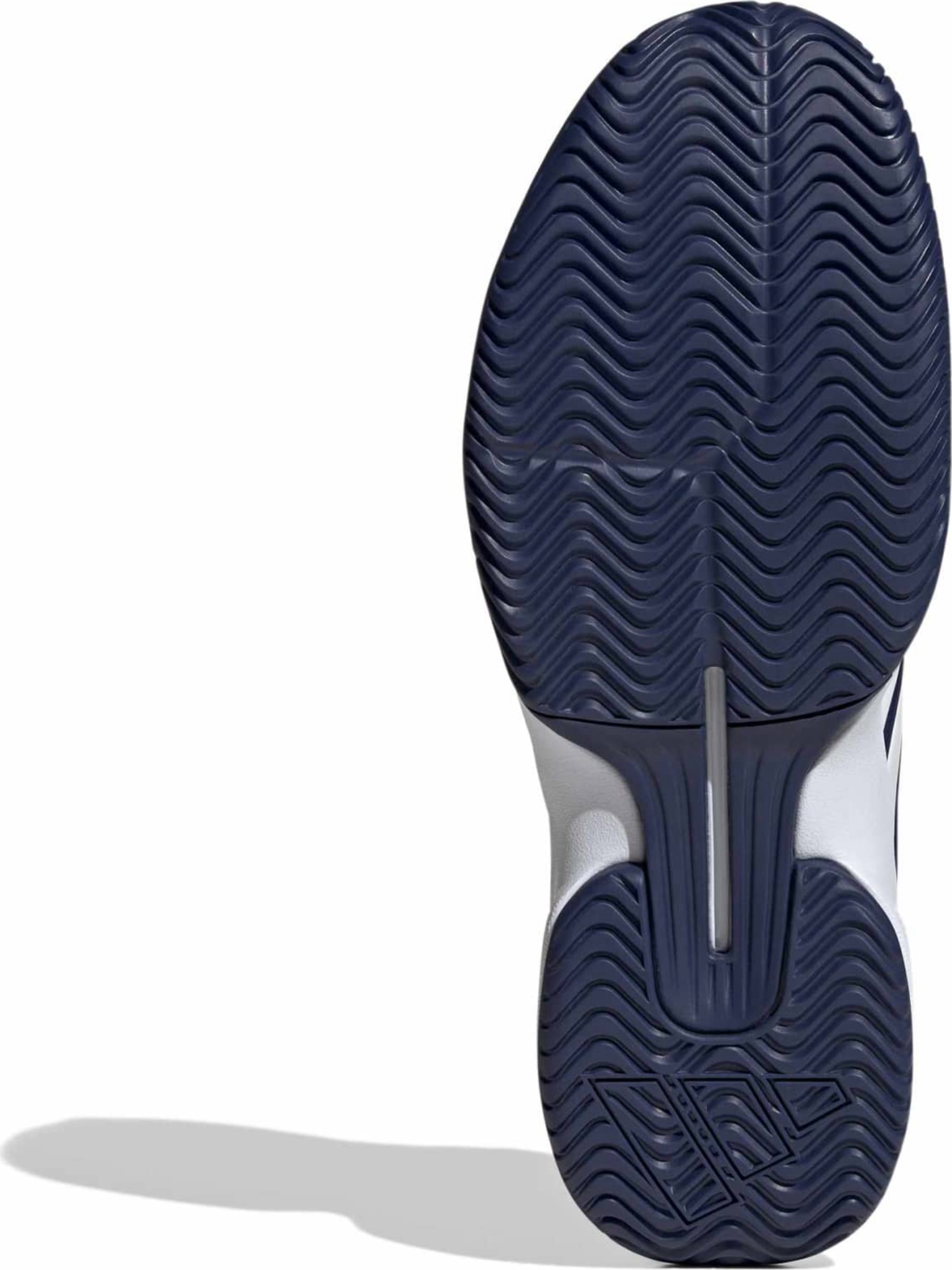 adidas Men's GameCourt 3 All Court Tennis Shoes - Dark Blue/Ftwr White/Core Blk - View 3