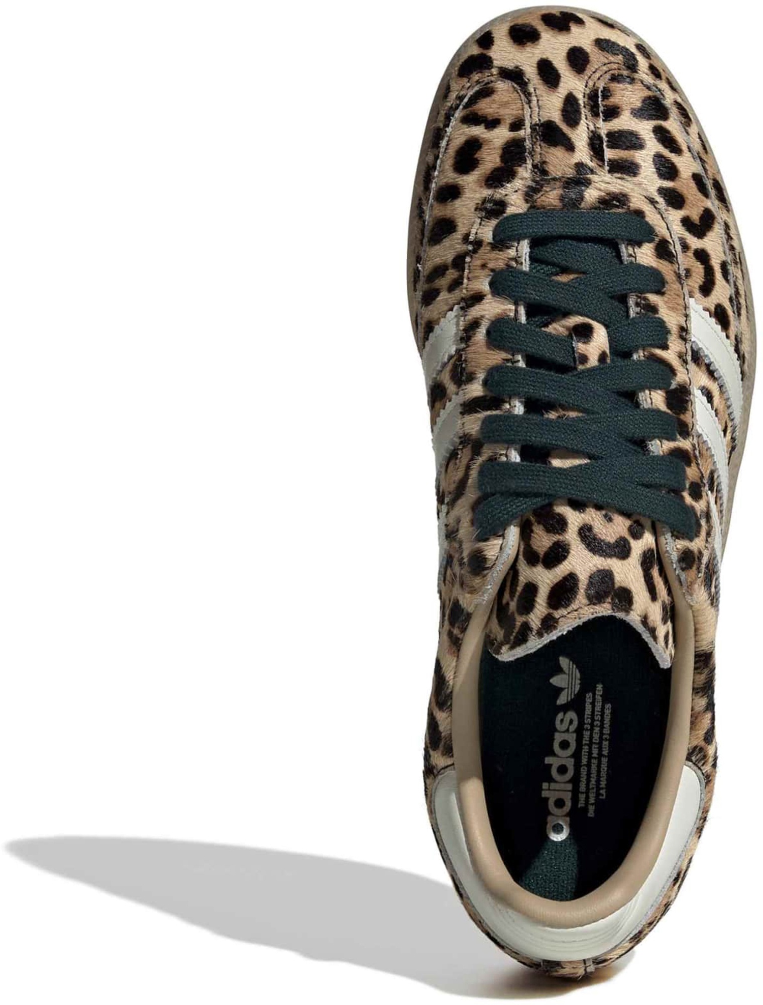adidas Women's Samba OG Shoes - Cheetah Pony Hair/Ivory - View 2