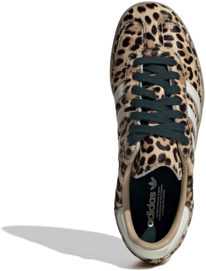 adidas Women's Samba OG Shoes - Cheetah Pony Hair/Ivory - View 2