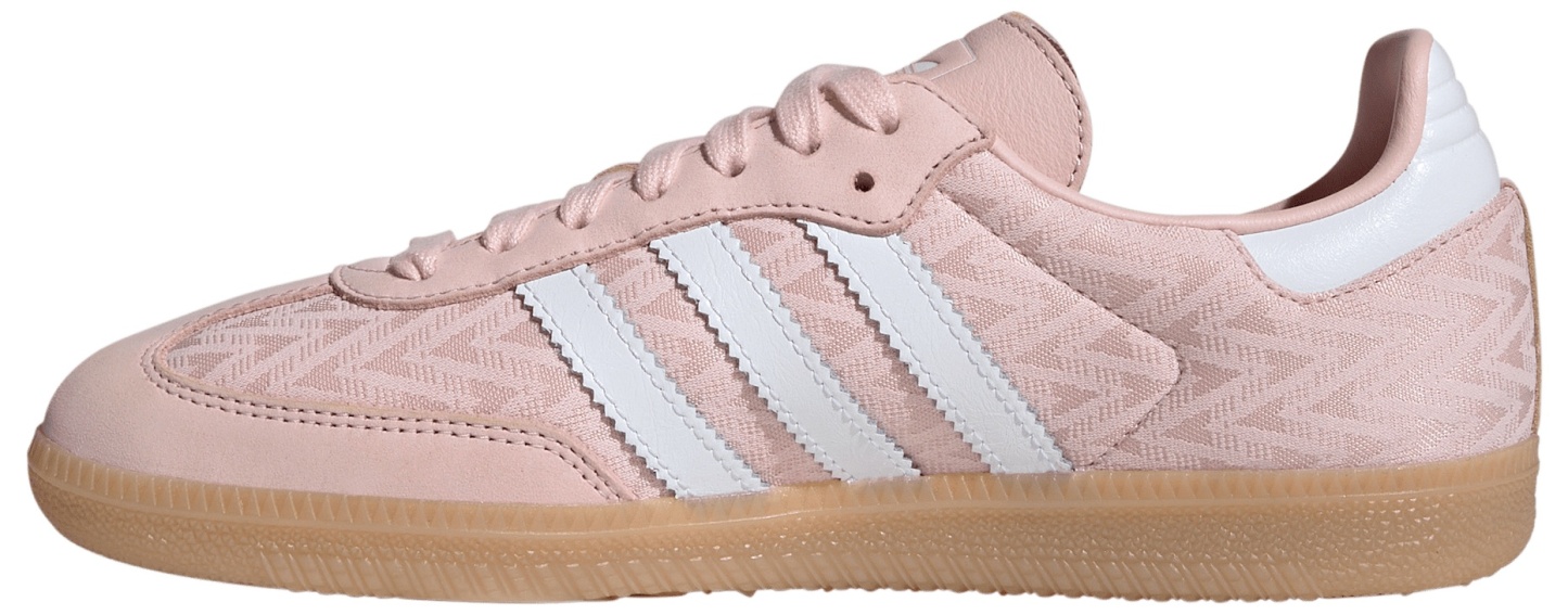adidas Women's Samba OG Shoes - Sandy Pink/Ftwr White/Gold Met - View 4