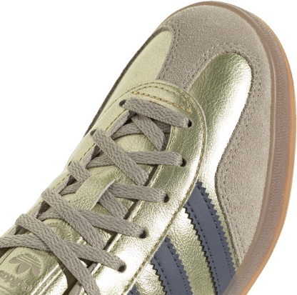 adidas Women's Gazelle Indoor Shoes - Gold/Aurora Onx/Wndr Crgo - View 7