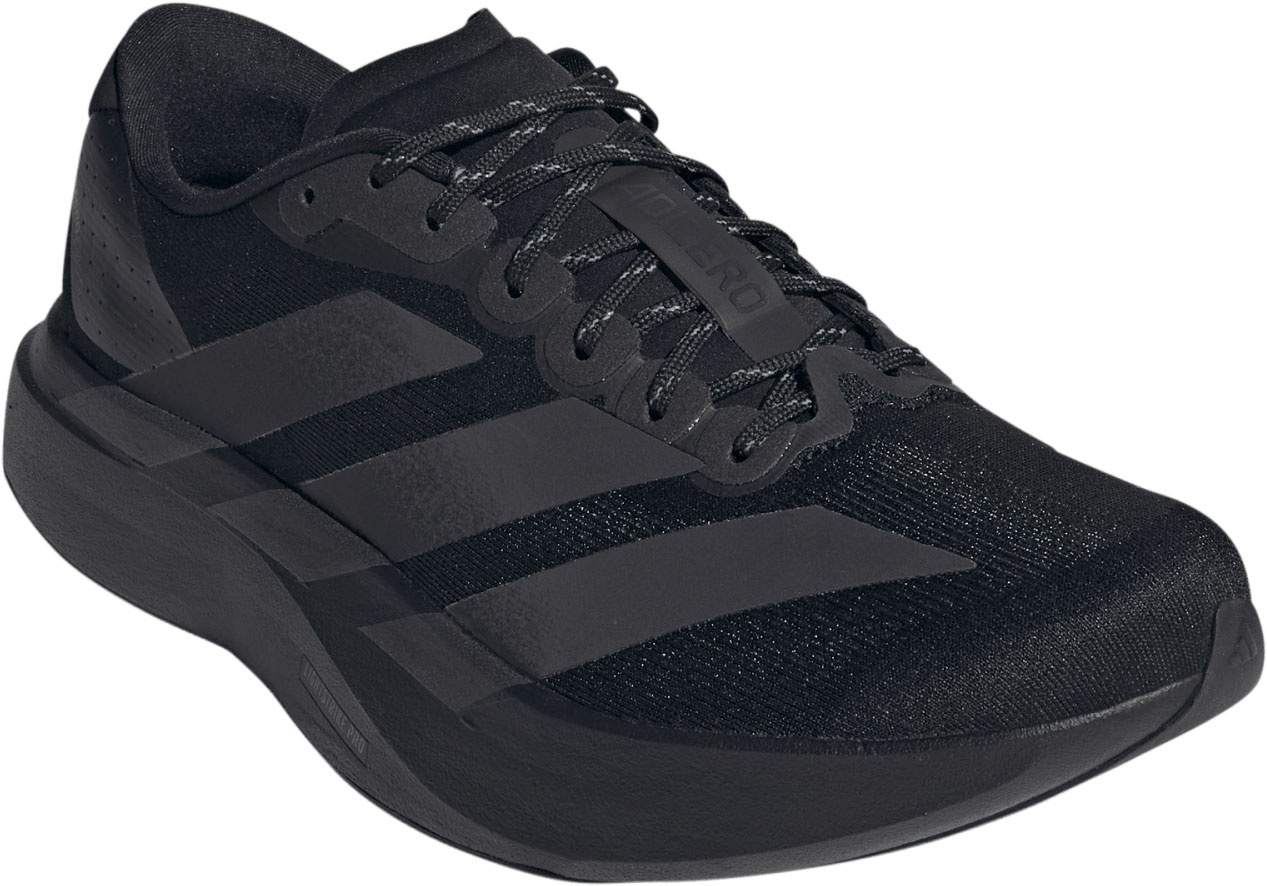 adidas Men's Adizero EVO SL Running Shoes - Black/Utility Black/White - View 6