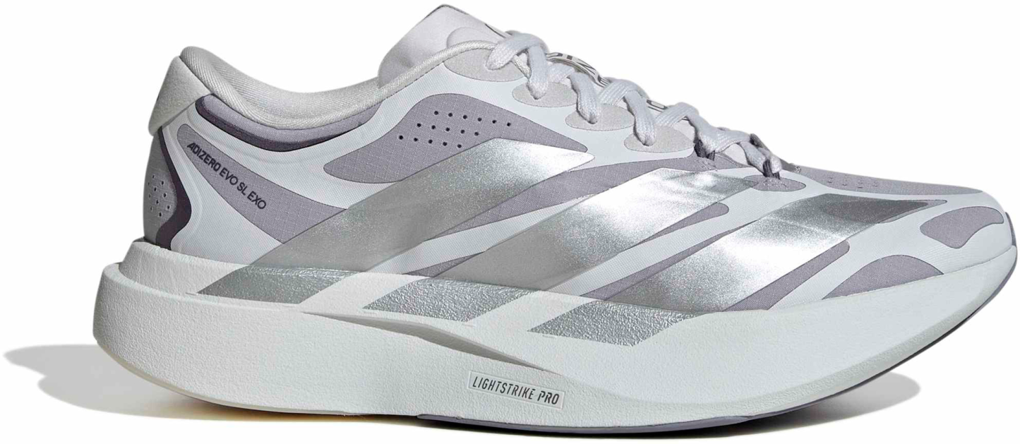 adidas Women's Adizero EVO SL Running Shoes - Gray/Silver/Gray - View 1