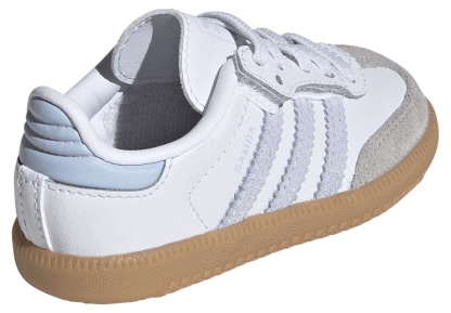 adidas Toddler Samba OG Shoes - White/Sky/Gum - View 5