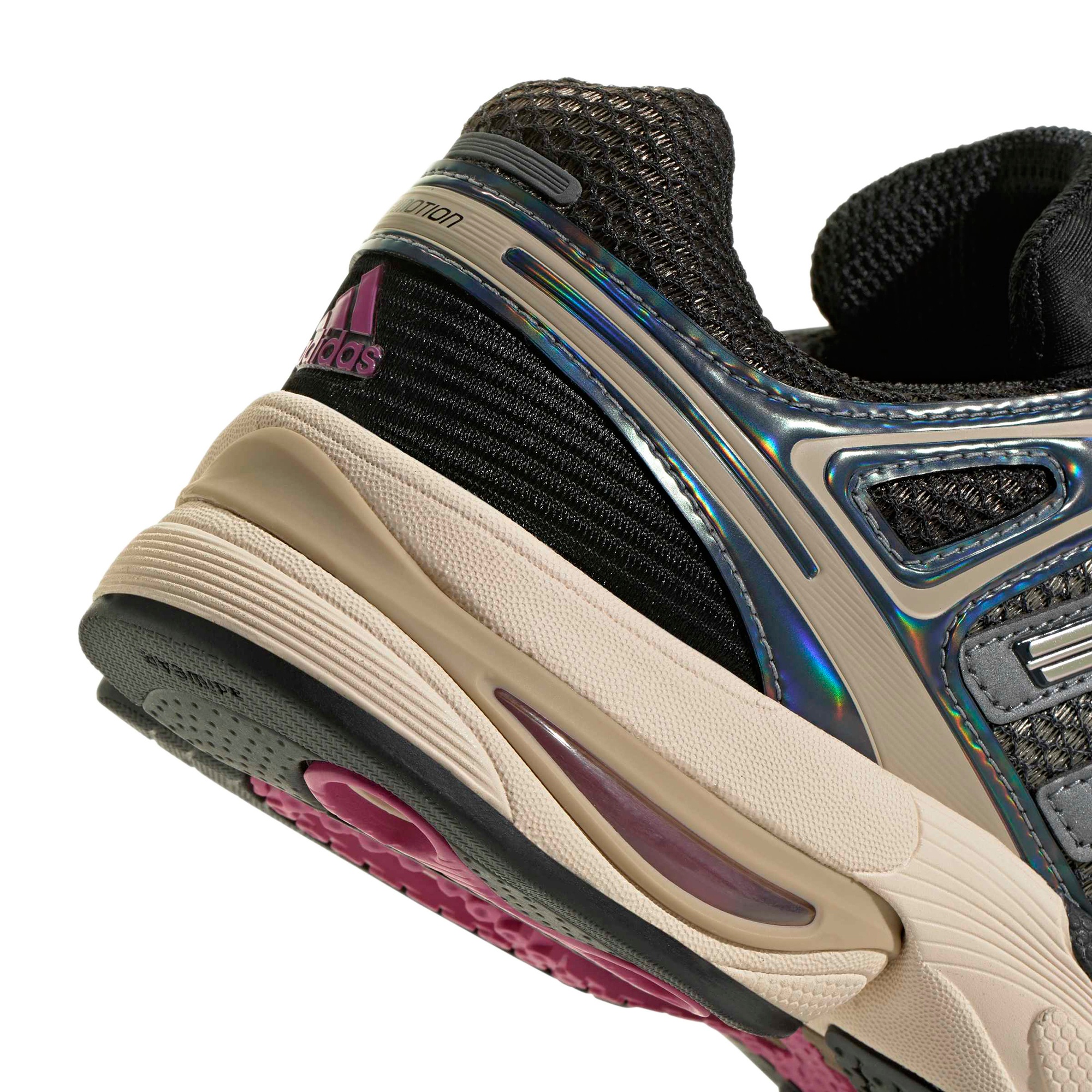 adidas Men's Adistar Control 5 Shoes - Black/Khaki/Semi Lucid Fuchsia - View 7