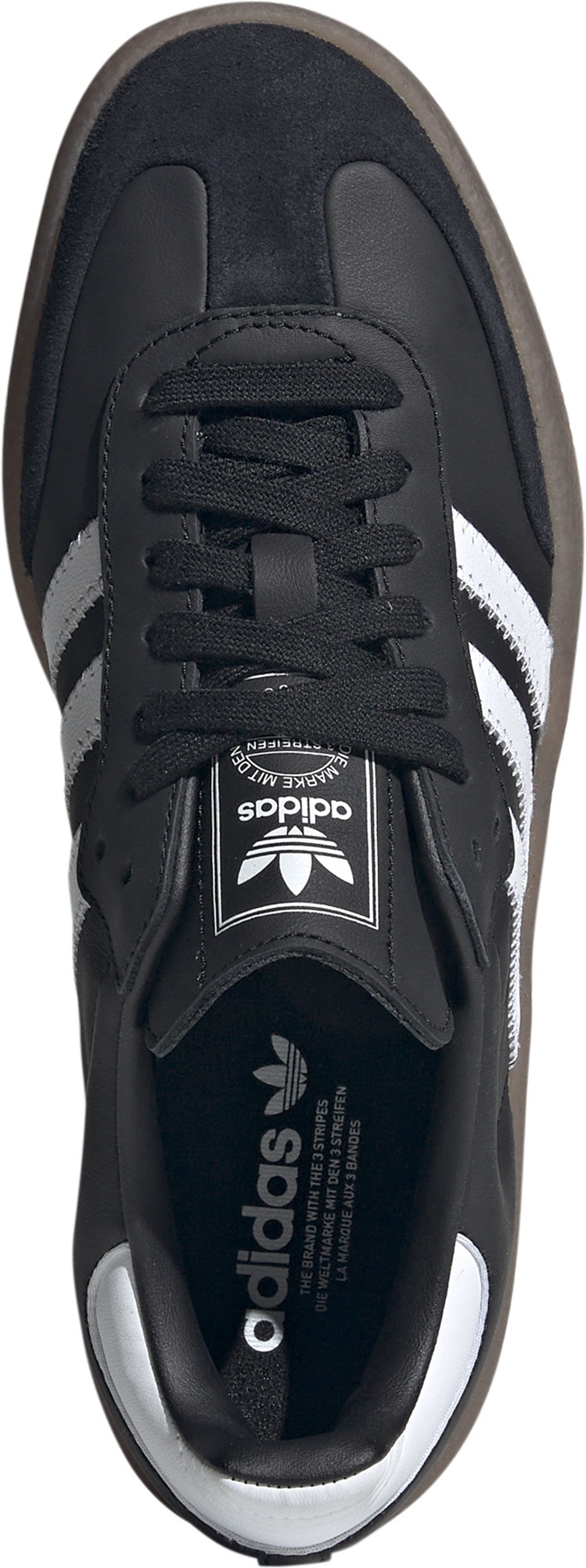 adidas Women's Sambae Shoes - Black/Gum - View 2