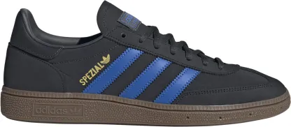 adidas Men's Handball Spezial Shoes - Black/Blue/Grey - View 1
