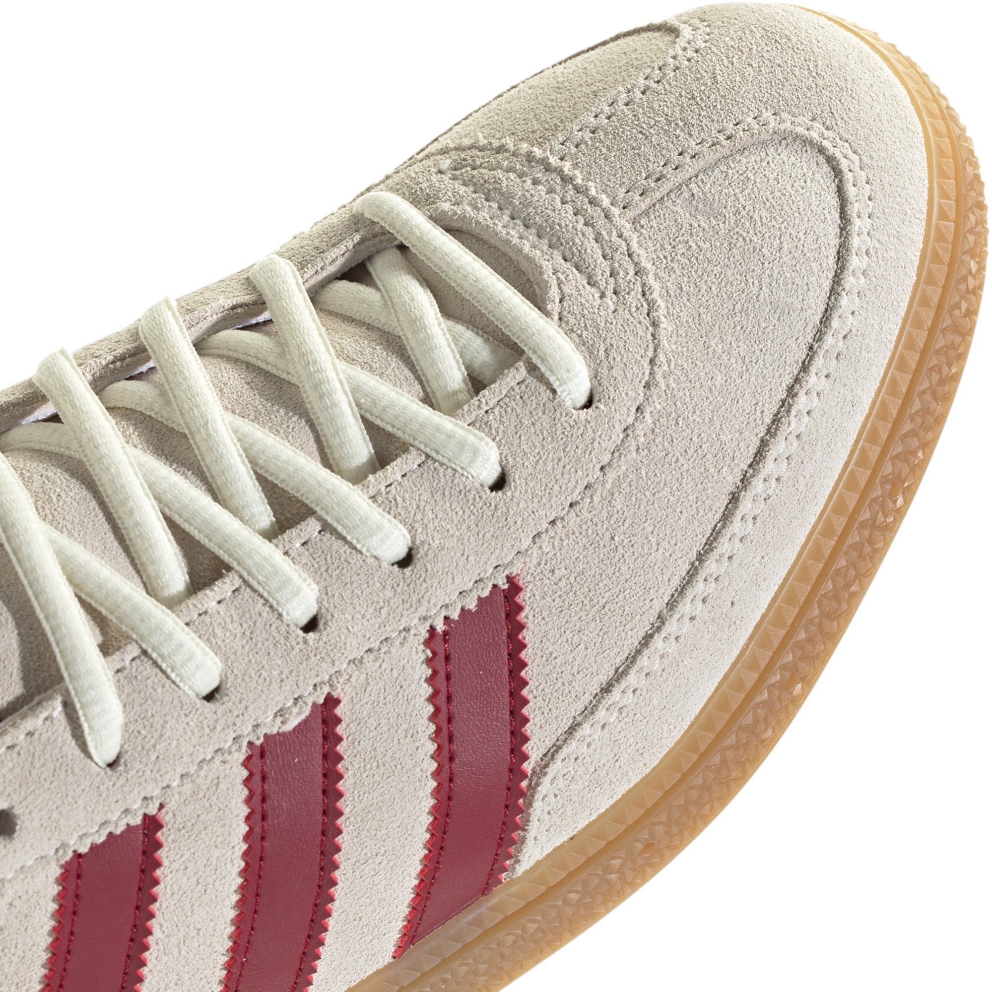 adidas Handball Spezial Spain Shoes - White/Maroon - View 6