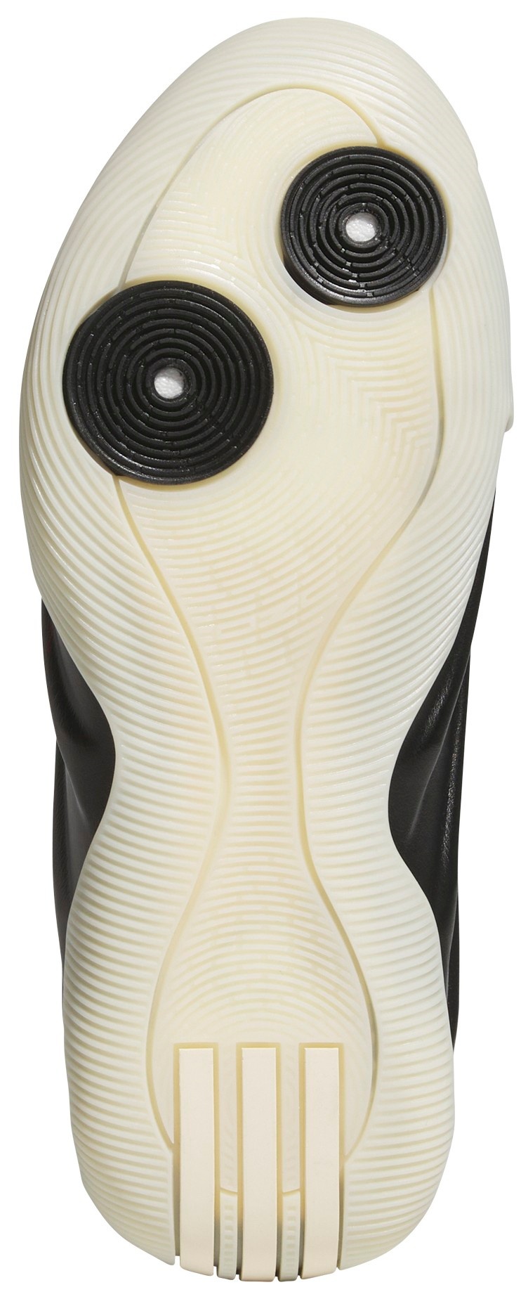 adidas Harden Volume 9 Basketball Shoes - Black/Black/White - View 3