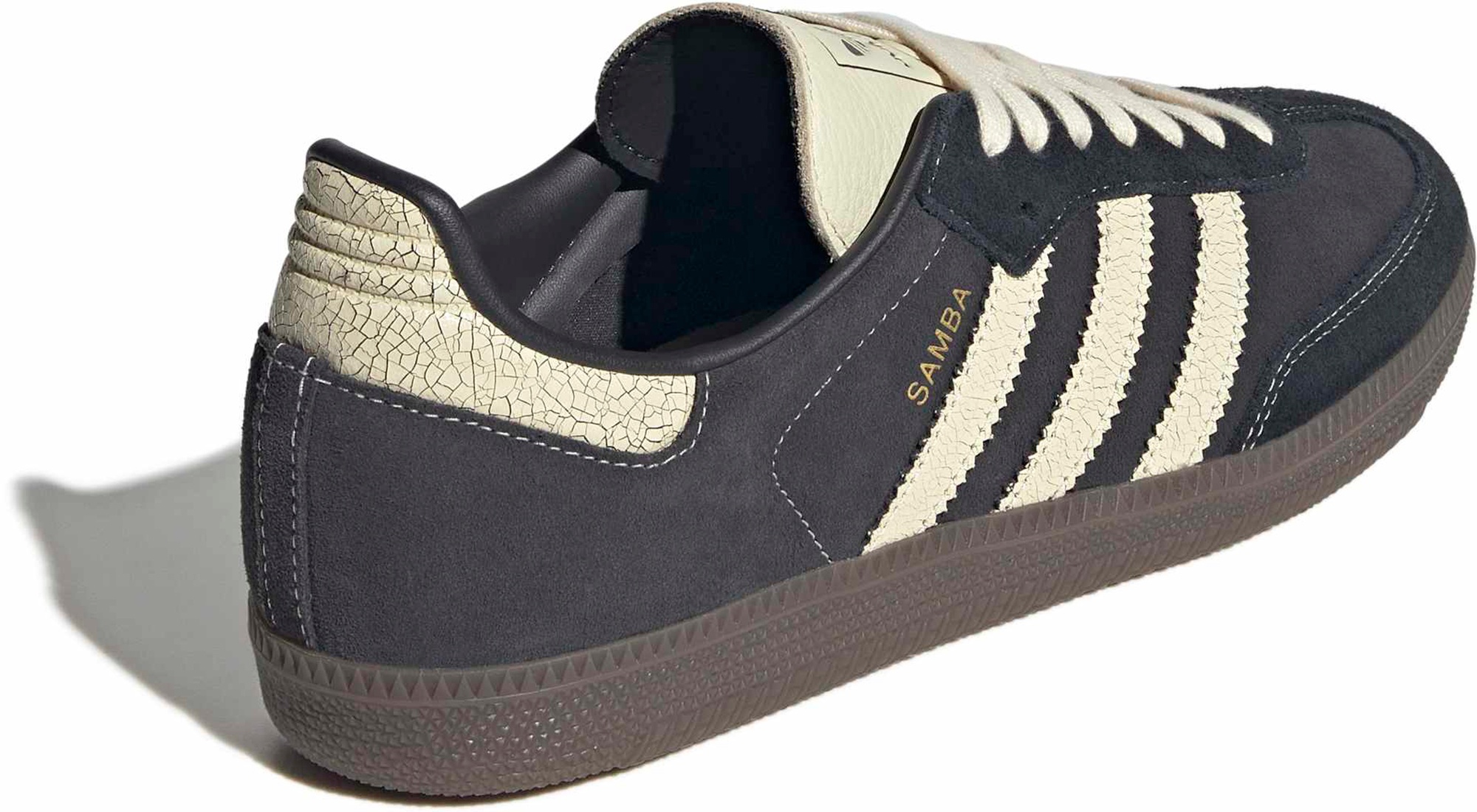 adidas Samba OG Shoes - Vint Carbon/Vanilla - View 6