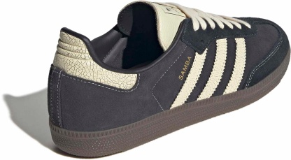 adidas Samba OG Shoes - Vint Carbon/Vanilla - View 6