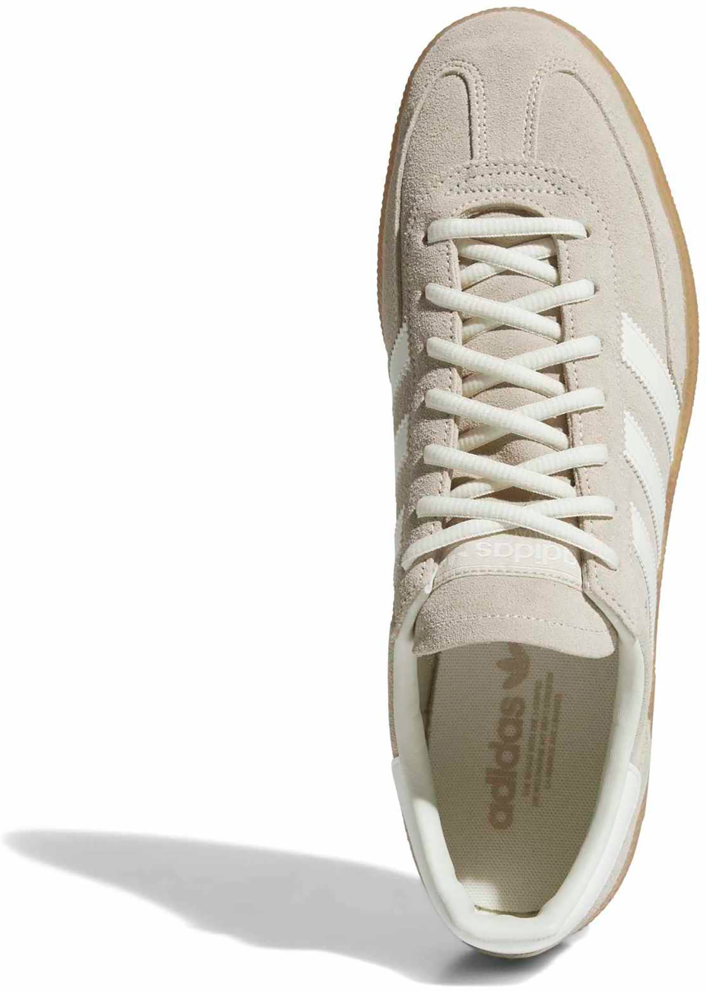adidas Men's Handball Spezial Shoes - Khaki/White - View 2