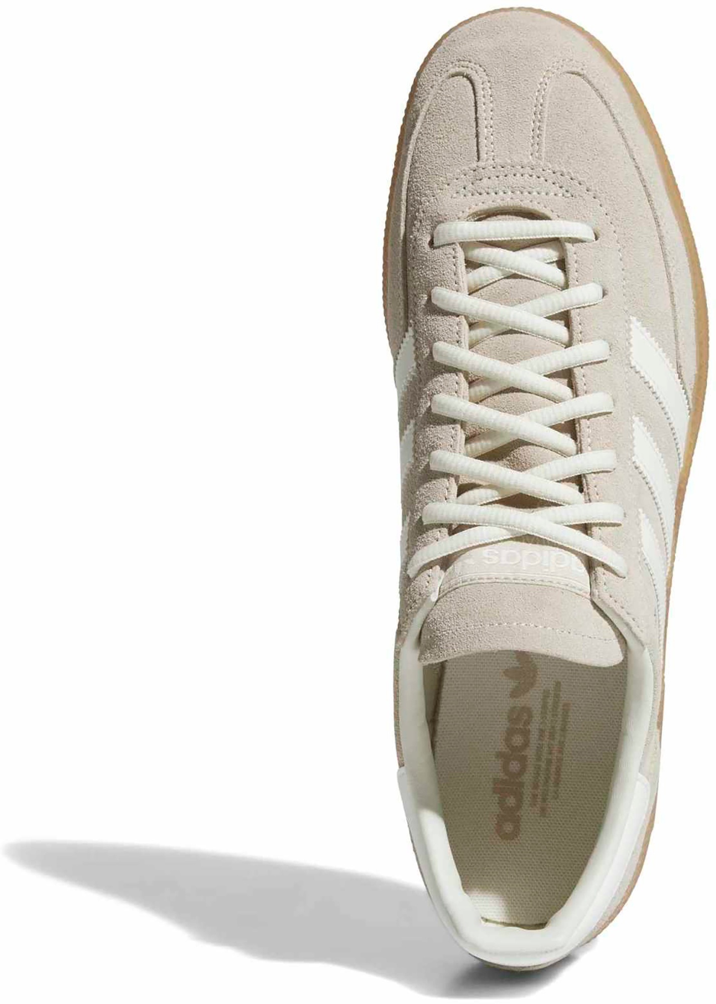 adidas Men's Handball Spezial Shoes - Khaki/White - View 2